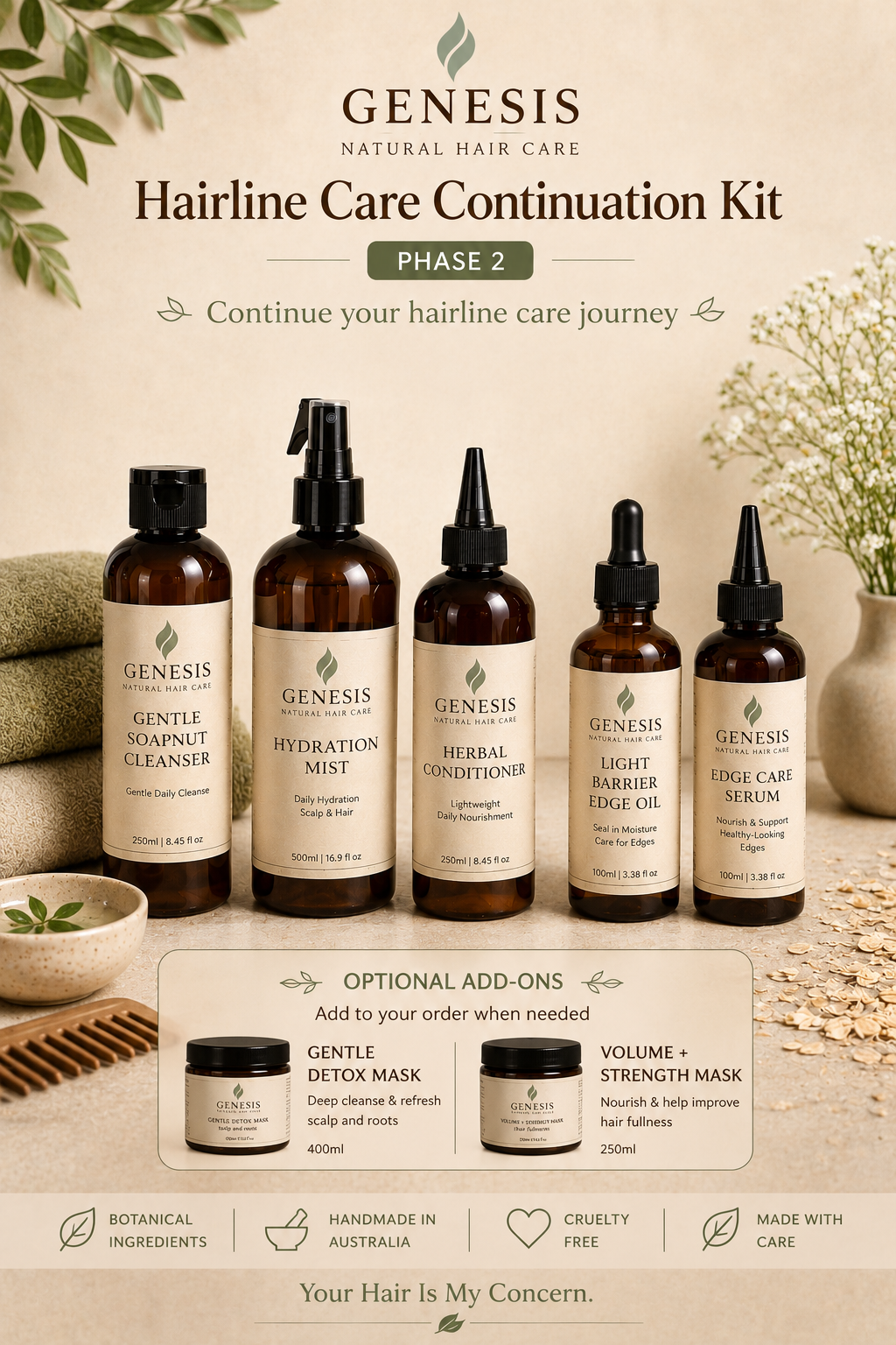 Genesis Hairline Care Continuation Kit - (Phase 2)