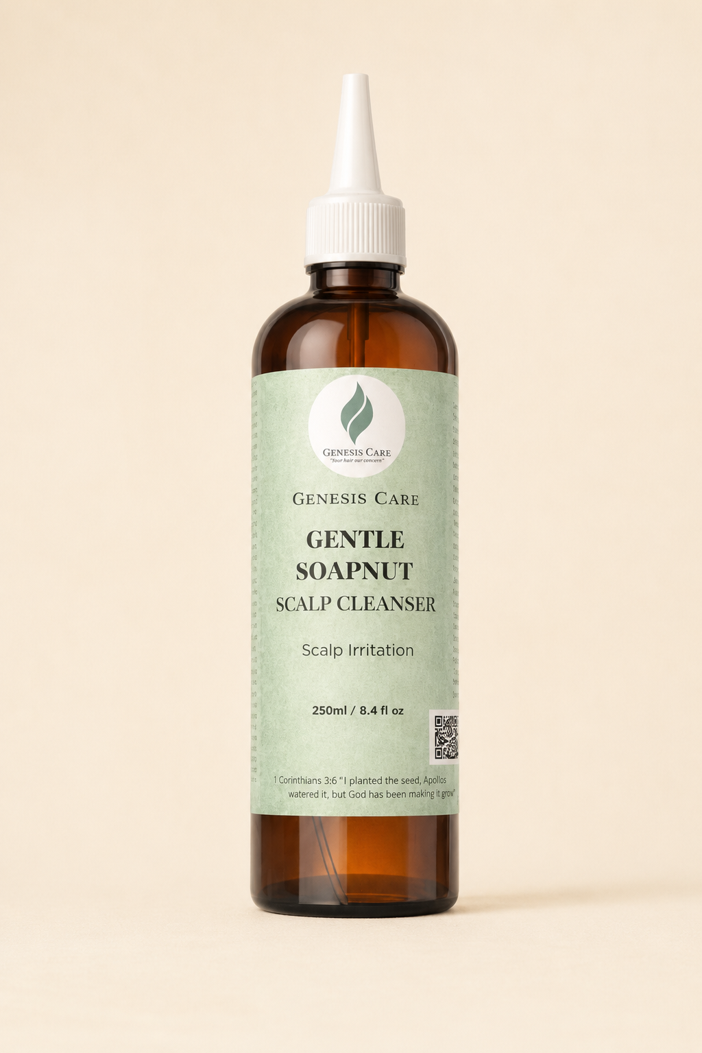 Genesis Soapnut Gentle Cleanser - Daily  Oil Control & Dandruff Support