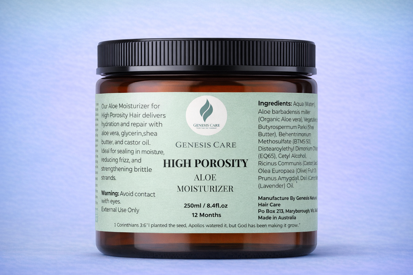 Genesis Aloe Moisturizer - Best for frizz & shine