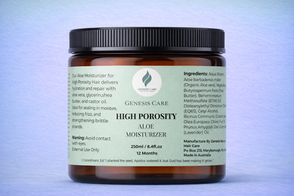 Genesis Aloe Moisturizer - Best for frizz & shine