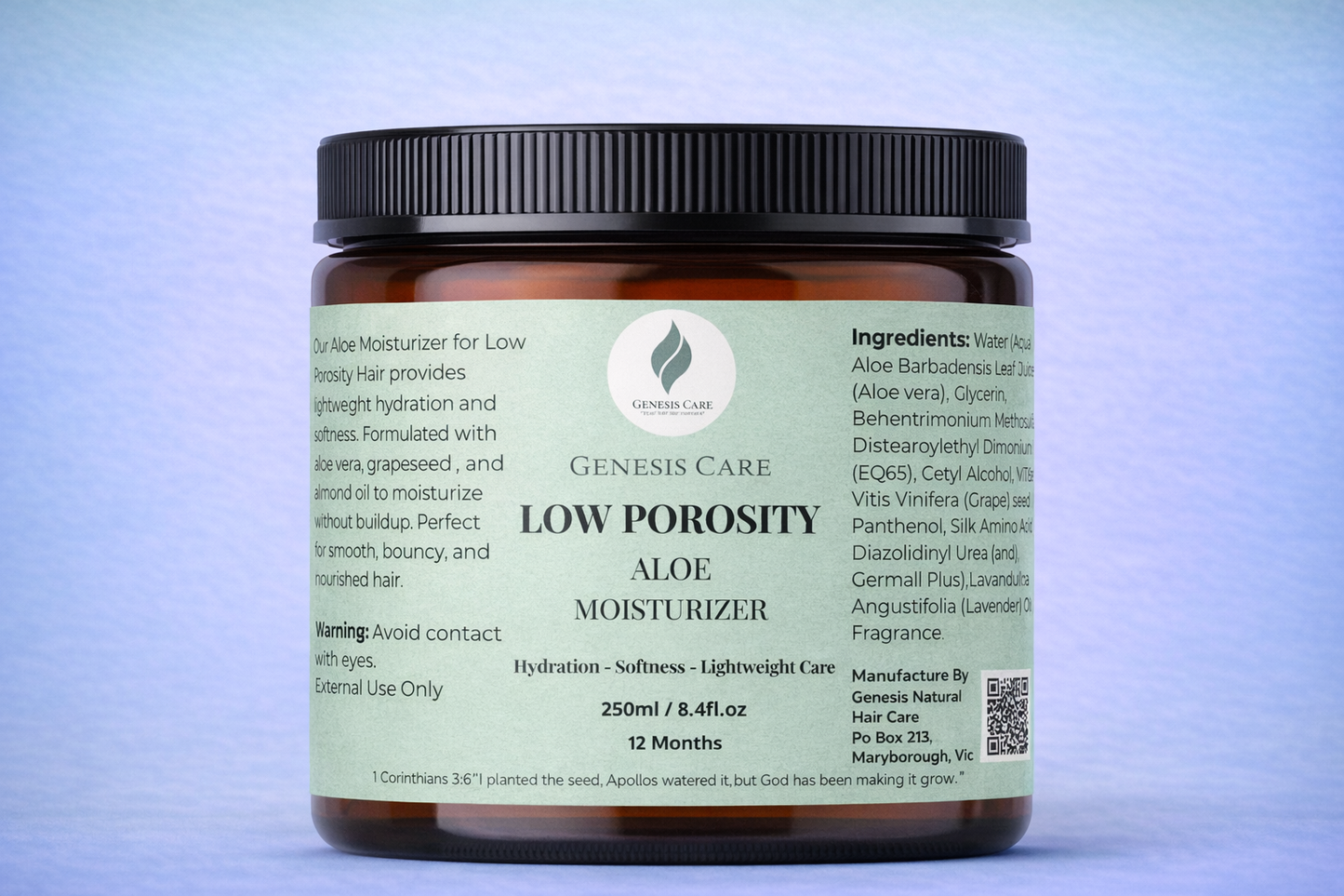 Genesis Aloe Moisturizer - Best for frizz & shine
