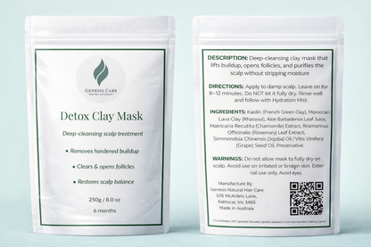 Genesis Deep Scalp Detox Mask -Best for buildup / itchy scalp