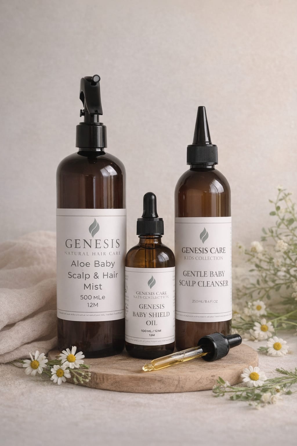 Genesis Little Roots System(9m-2yrs) - Supports Scalp Hydration, Friction Breakage and Strengthen
